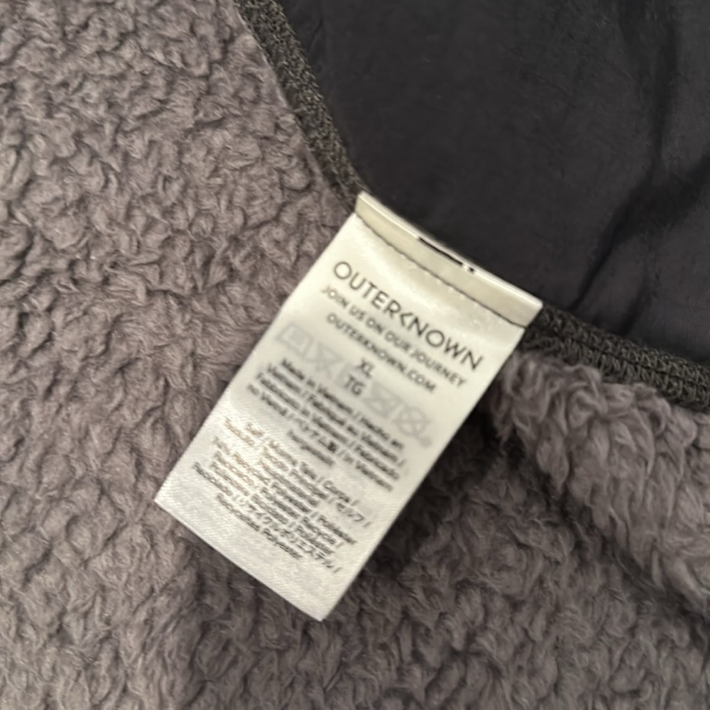 OuterKnown Men's Cozy Teddy Shacket Button Up - XL - Picture 7 of 7